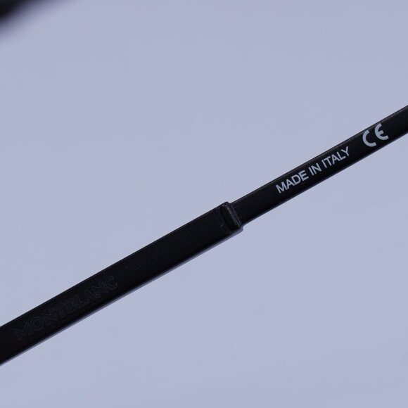 Montblanc MB0029O 004 Eyeglasses Black 58mm Rectangle Frame - Picture 8 of 9